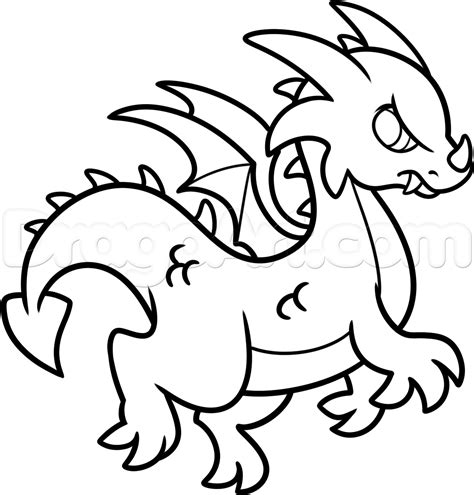 dragon drawing cartoon|dragon cartoon images drawing simple.